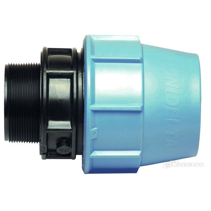 PE-GZ 90-3"-os összekötő, kék/fekete