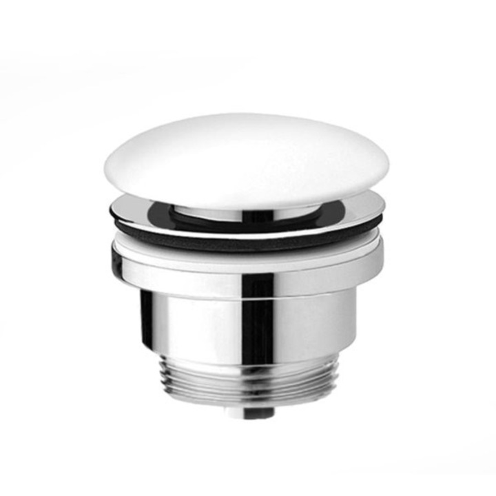 Korek automat Klik-Klak DESSI HOME, ceramica, alb