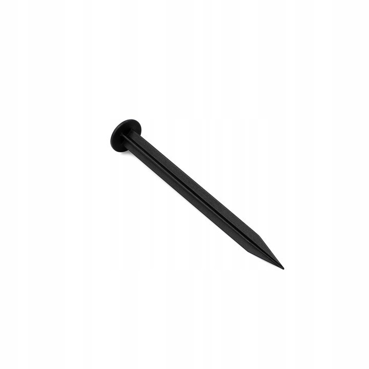 Set 10 ancore pentru borduri de gazon, polipropilena, rezistente la UV, 250mm, negru