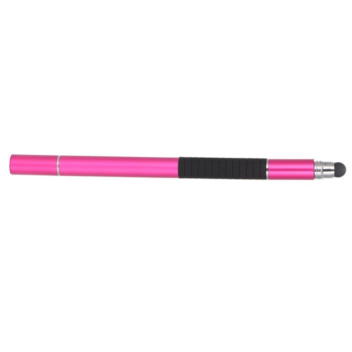 Stylus pen, Zeaicos, 2 functii, rosu, design compact