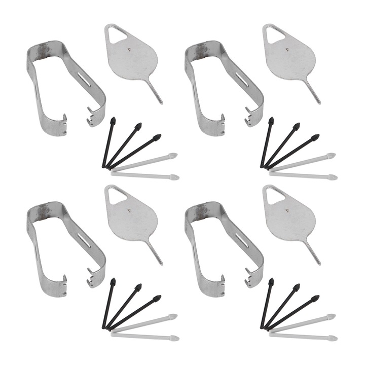 Set 4 Niburi Stylus, Zeaicos, 20 Niburi de Inlocuire, 4 Thimble, 4 Pensete, Universal