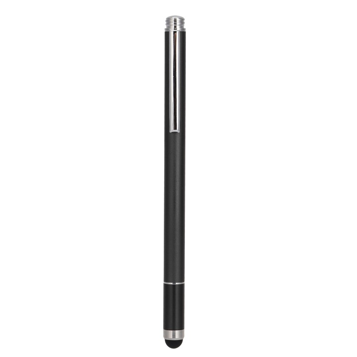 Stylus Pen Zeaicos, 2 Functii, Design Compact, Negru