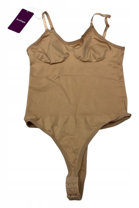 Body modelator Heyshape, bej, material respirabil, cu sutien incorporat, Bej