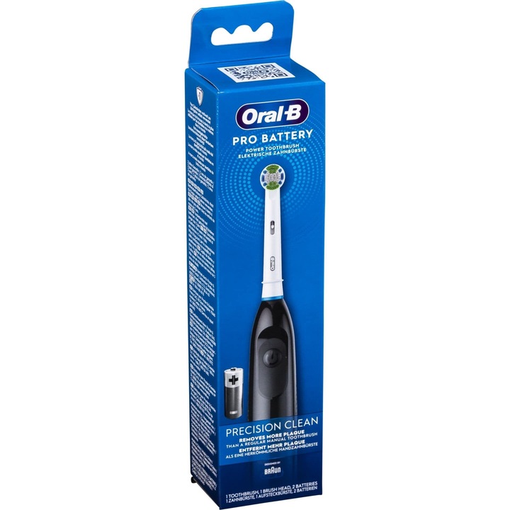 Braun Oral-B elemes fogkefe, fekete, felnőtt 409809