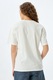 KOTON, Tricou cu imprimeu text, Alb murdar, Albastru, S