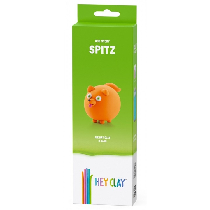 Pasta modelabila Hey Clay set 2 culori, 30x45cm