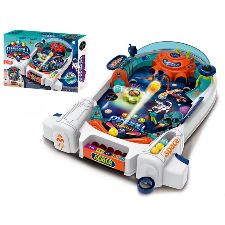 Joc educativ Flipper, MADEJ, dezvoltare abilități, design atractiv, 30x20cm