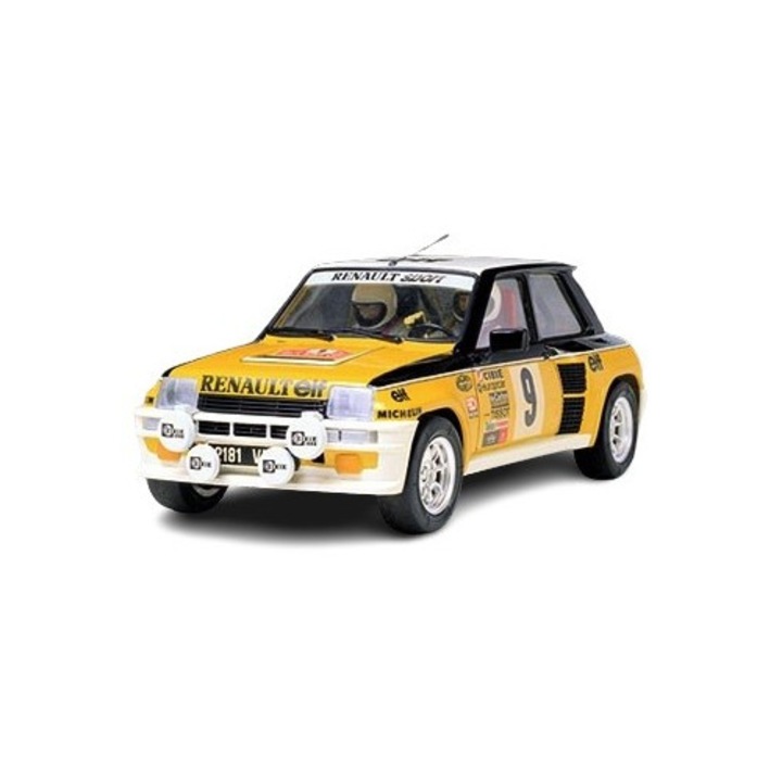 Tamiya Renault 5 Turbo Rally 1/24 modellautó, műanyag modell összeszereléshez és festéshez