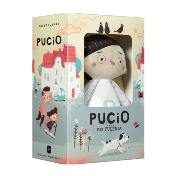 Jucarie de plus Pucio, Nasza Ksiegarnia, premiata, 30cm