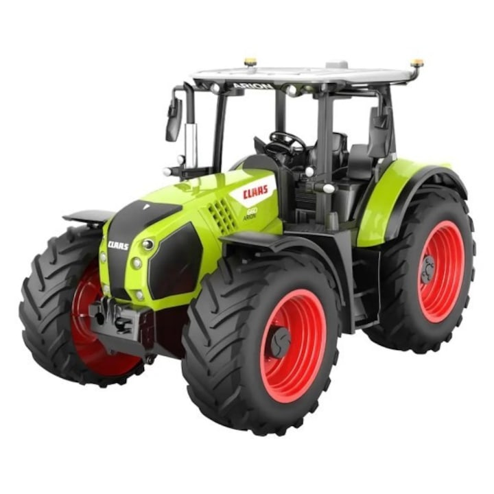 Tractor de jucarie Claas Arion 660 1:24, ATA, control radio, efecte luminoase, sunete autentice