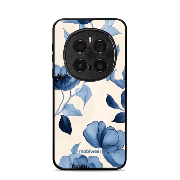 Гланцов калъф за телефон Mobiwear, за Honor Magic7 Pro 5G, флорален дизайн, многоцветен, пластмасов материал