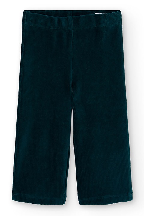 boboli, Bordázott nadrág állítható derékrésszel, Sötétzöld