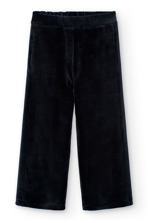 boboli, Bő szárú kordbársony nadrág, Fekete