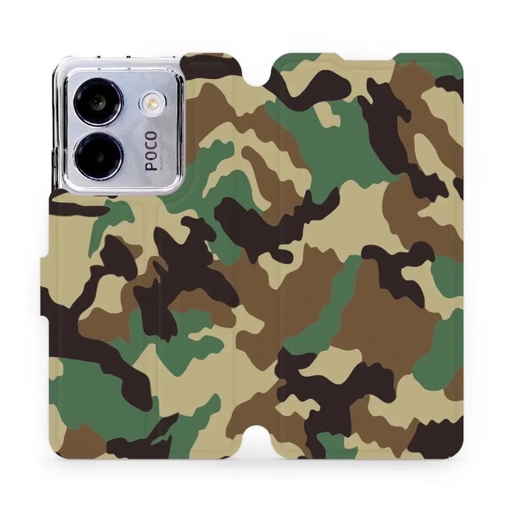 Husa flip Mobiwear pentru Xiaomi POCO M7 Pro 5G, design elegant, rezistent la socuri si zgarieturi, multicolor