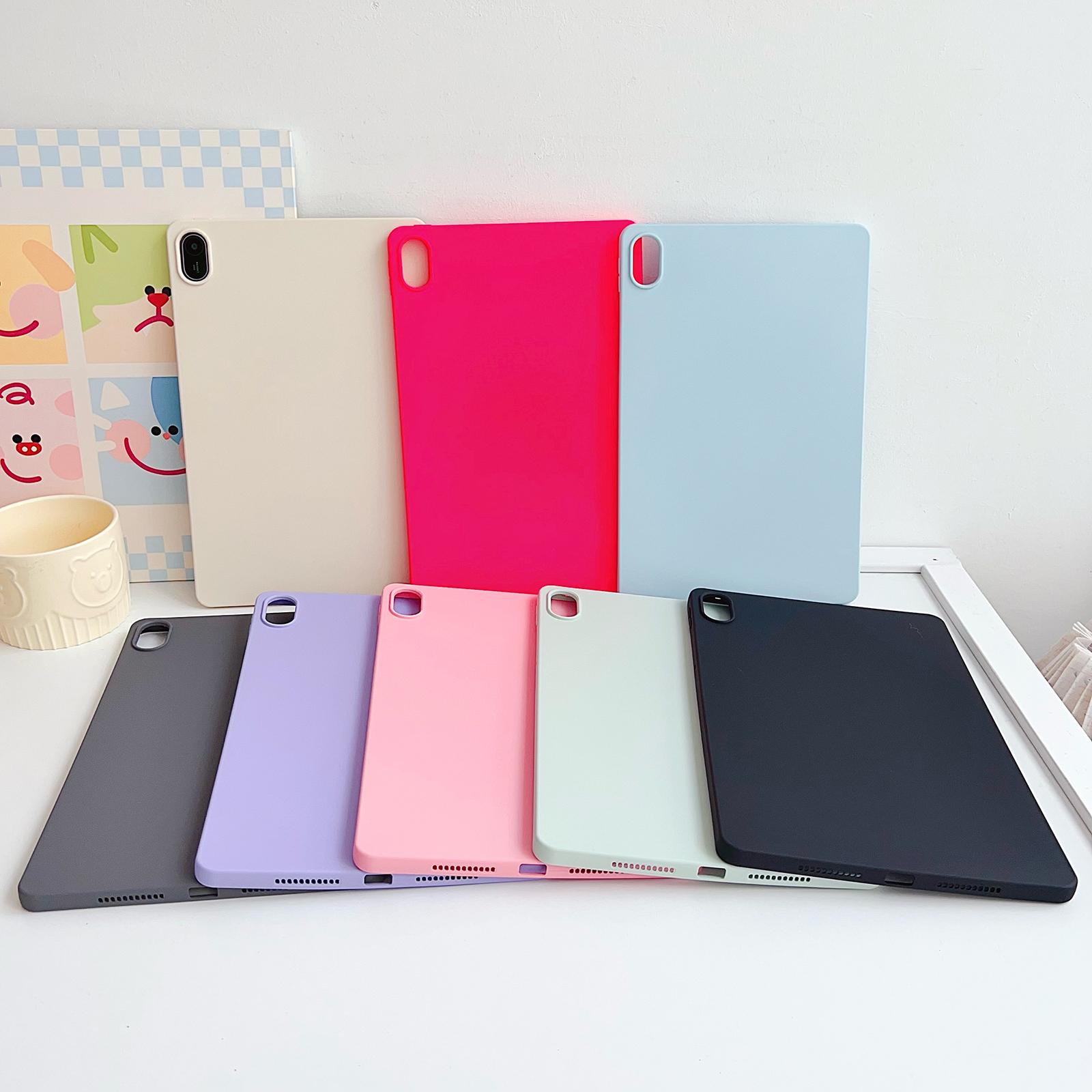 Husa tableta pentru Huawei MatePad SE 11 2024, silicon cu textura de spray de ulei prietenos cu pielea, carcasa pentru tableta (Gri)