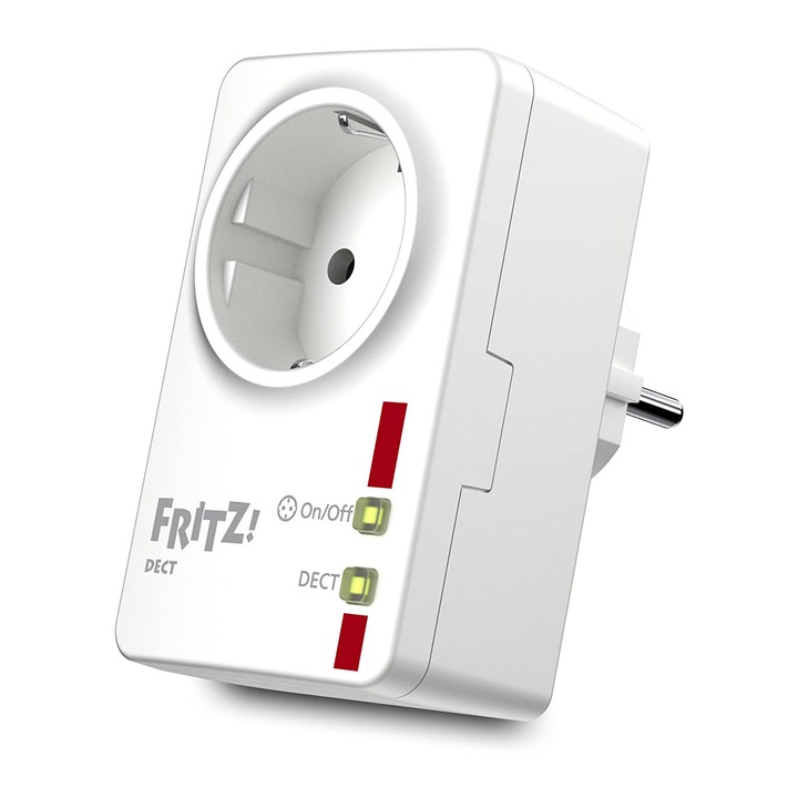 Fritz!Dect 200 - Okos konnektor otthoni hálózathoz, energiatakarékosan vezérelhető, német változat