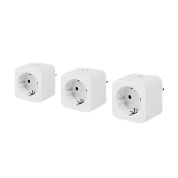 Smartlife Wi-Fi интелигентен контакт, електромер, 3680 W, тип F (Cee 7/7), 0-55 °C, Android™ / Ios, бял