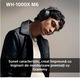 Casti Over the Ear Sony WH-1000XM6L, Wireless, Bluetooth, Hi-Res Audio, Noise cancelling, Autonomie 30 ore, Microfon, Alexa si Google Assistant, Design pliabil, Albastru