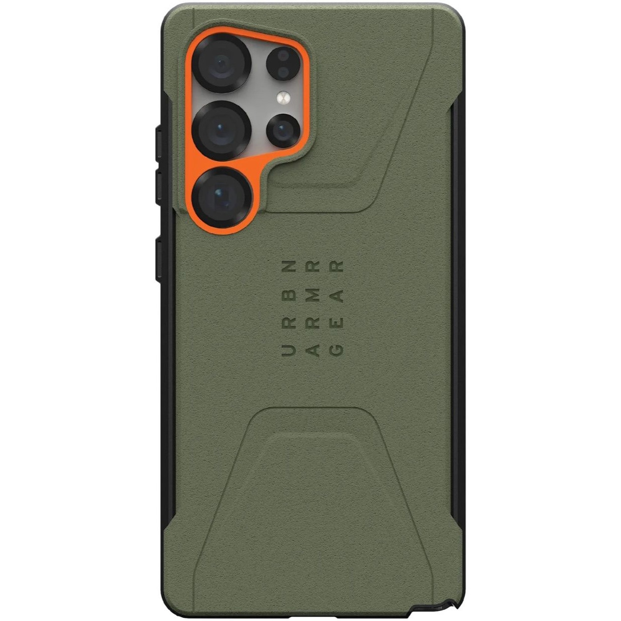 Husa de protectie UAG Civilian Pro Magnetic pentru Samsung Galaxy S25 Ultra Olive Drab / Orange