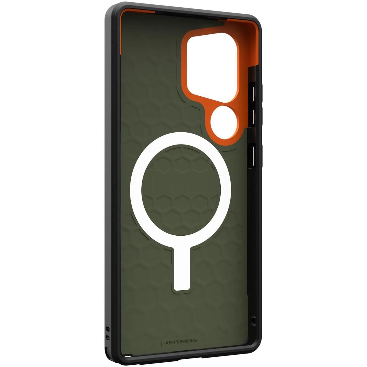 Husa de protectie UAG Civilian Pro Magnetic pentru Samsung Galaxy S25 Ultra Olive Drab / Orange