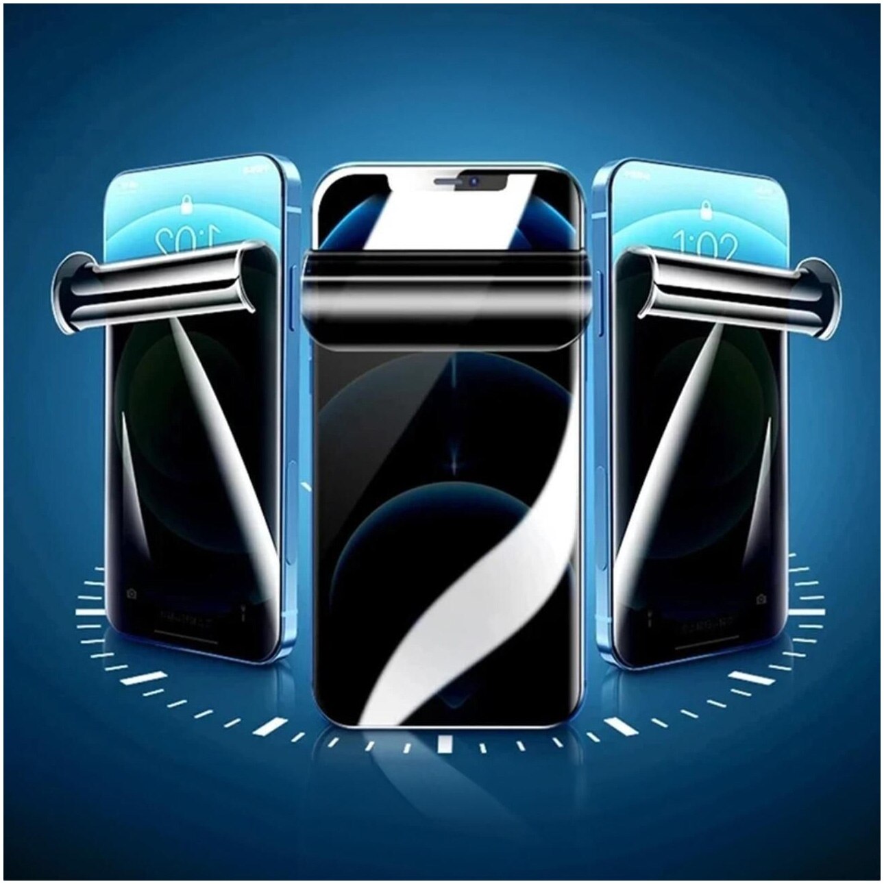 Folie de protectie Lemontti Silicon Privacy pentru Samsung Galaxy S25