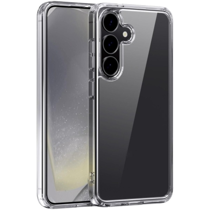 Защитен калъф Lemontti Silicon за Samsung Galaxy S25 Plus Прозрачен