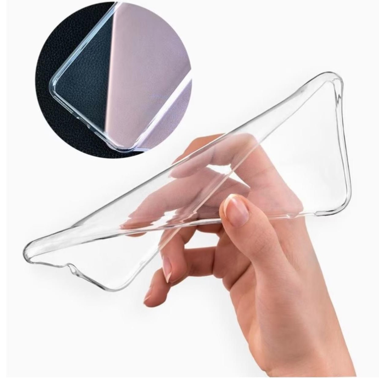 Husa de protectie Lemontti Silicon Honor Magic 7 Lite Transparent