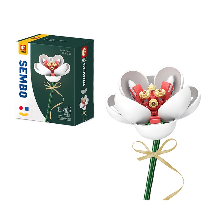 Blokk készlet, Hibiszkusz, Rejtvények és játékok, Party ajándéktárgyak, 50 db