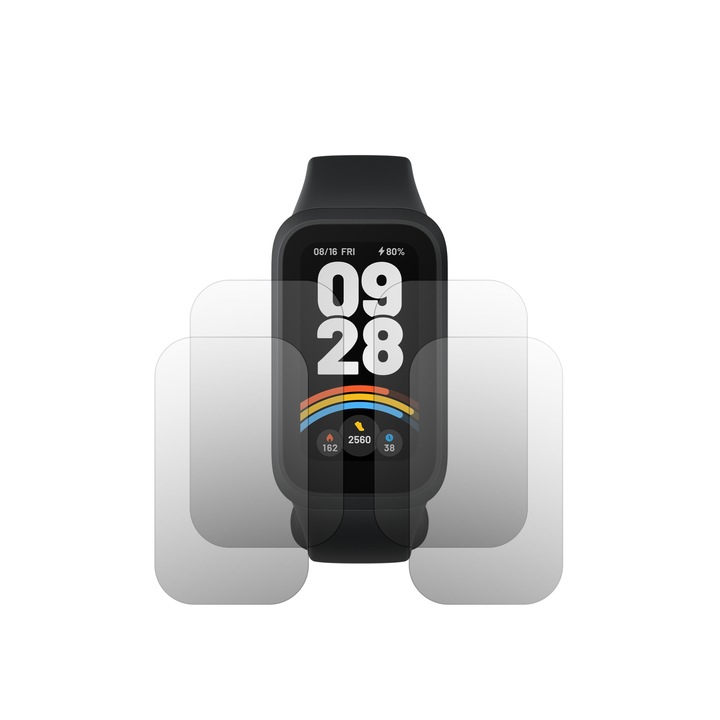 Комплект от 4 iSkinz протектори за екран за Xiaomi Smart Band 9 Active