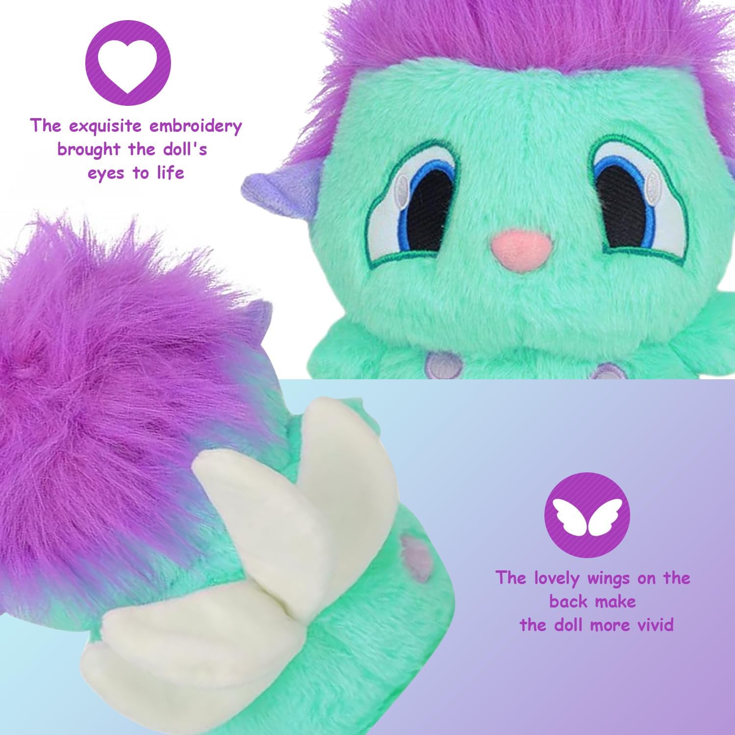 Кукли Bibble Hugging Plus 25 см, Barbie Fairytopia Plus Anime Fluffy ...