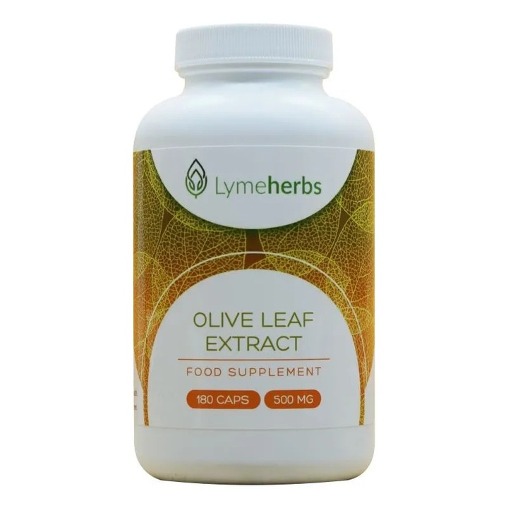 Extract de frunze de maslin, Lymeherbs, 1500 mg, 180 capsule