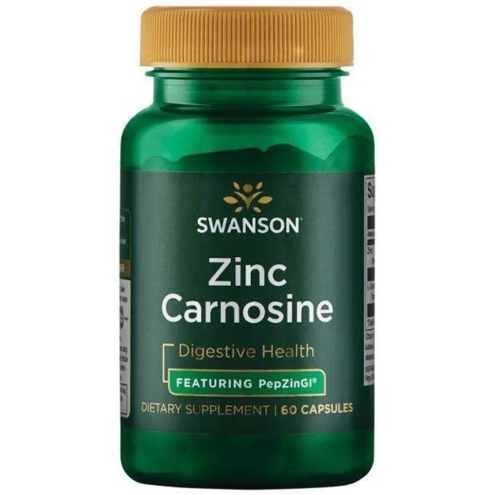 Supliment alimentar Carnosina de zinc, Swanson, 60 capsule