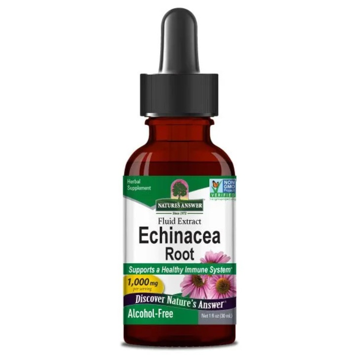 Echinacea, Nature's Answer, 30 ml, extract lichid, 1000 mg/ml