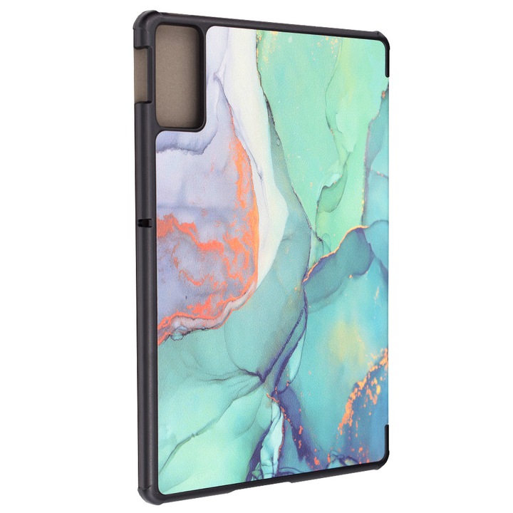 Husa LENOVO Tab M11 tip stand functie sleep/wake-up green time