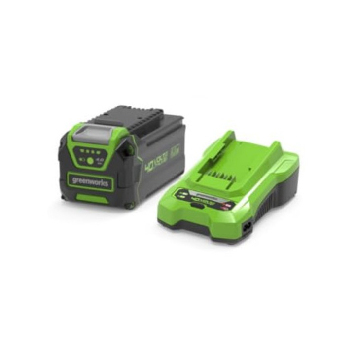 Acumulator Greenworks GSK40B2, 40V, 4,0Ah, Li-ion cu încărcător