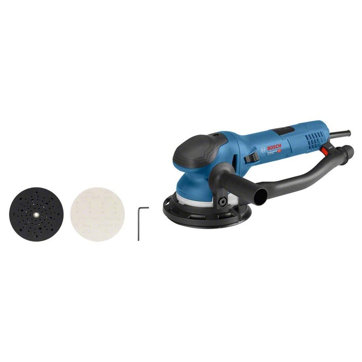 Slefuitor excentric Bosch GET 75-150 Professional, albastru/negru