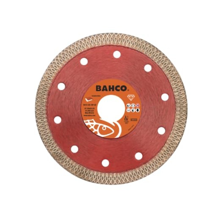 Disc de taiere diamantat Bahco 3916-125-10P-CE, 125 mm