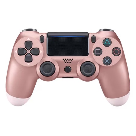 Gamepad wireless, roz, vibratie dubla, compatibil PlayStation 4, 16 ...