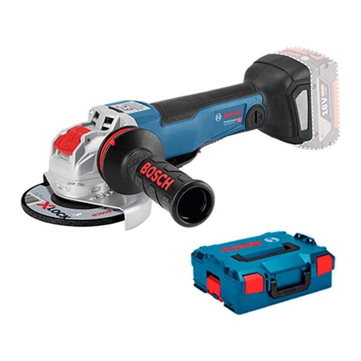 Polizor unghiular Bosch GWX 18V-10 PC SOLO X-Lock, 18 V