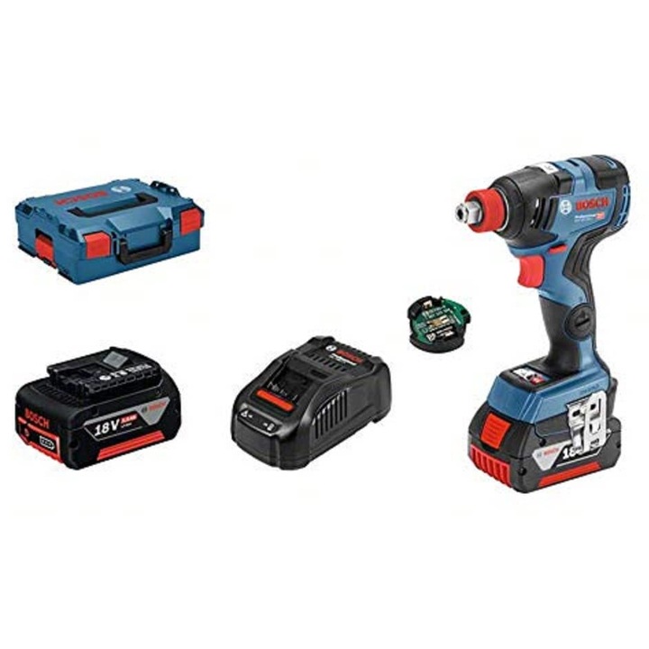 Masina de gaurit si insurubat Bosch GDX 18V-200 C, 18 V, 2x5,0 Ah