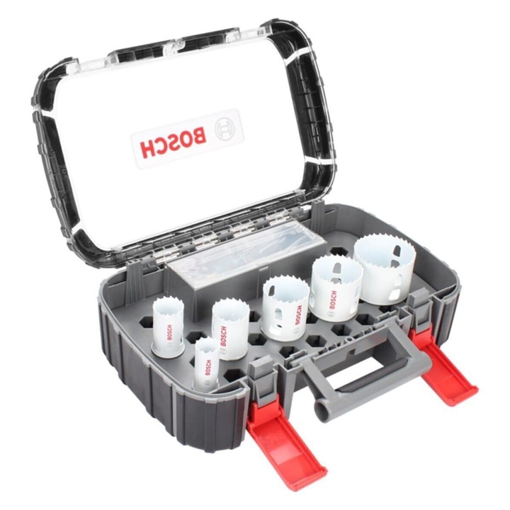 Комплект боркорони, Bosch Progressor, 22-64 мм, 9 части