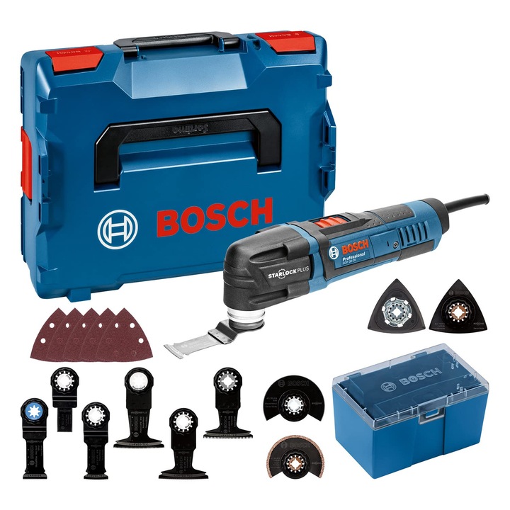 Scula multifunctionala oscilanta, Bosch, cu accesorii, multicolor
