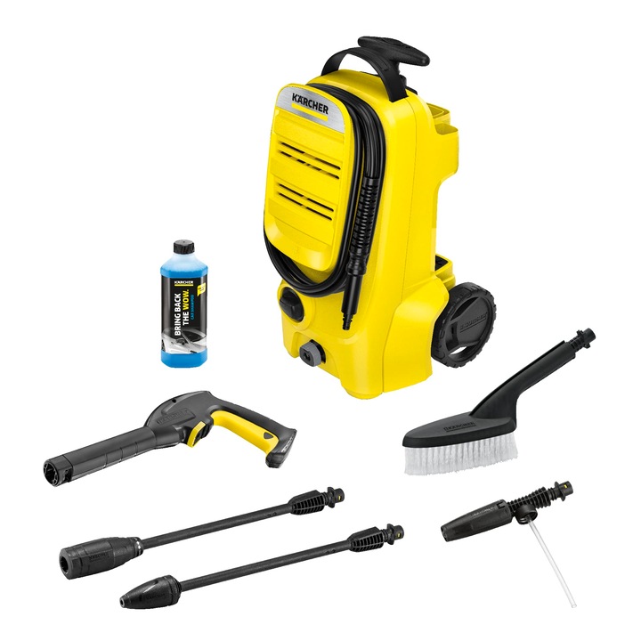 Aparat spalat cu presiune Karcher K 3 Compact, 1600W, 20-110 bar, culoare galben