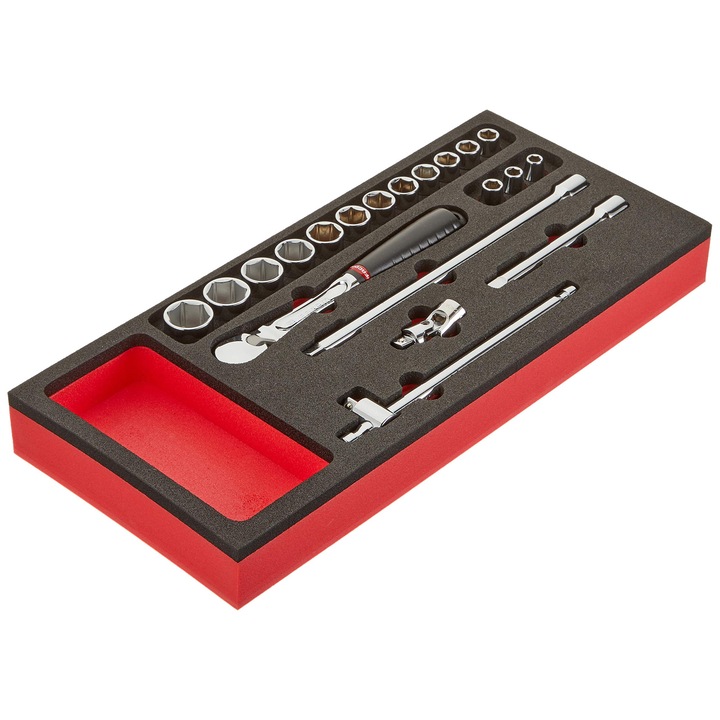 Set chei tubulare, Facom MODM.JL161-36, 3/8'', 20 piese