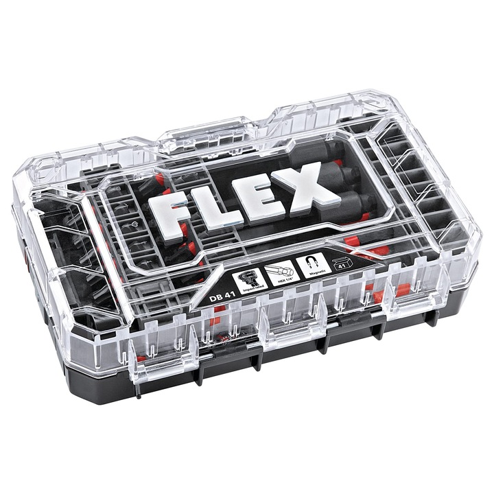 Set biti surubelnita, Flex, 530494, 41 buc