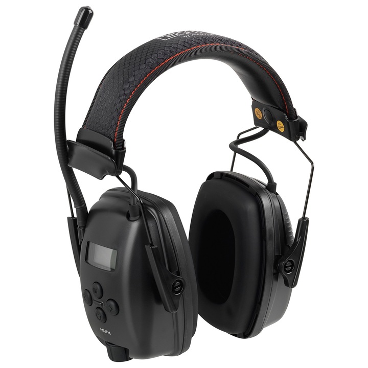 Casti cu radio Honeywell, negru, AM/FM