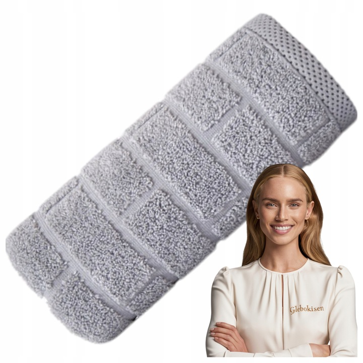 Prosop, Brick, 70 x 140 cm, Crem, Bumbac, Dreptunghi, 500 G/M2, Absorbtie Buna, Uscare Rapida