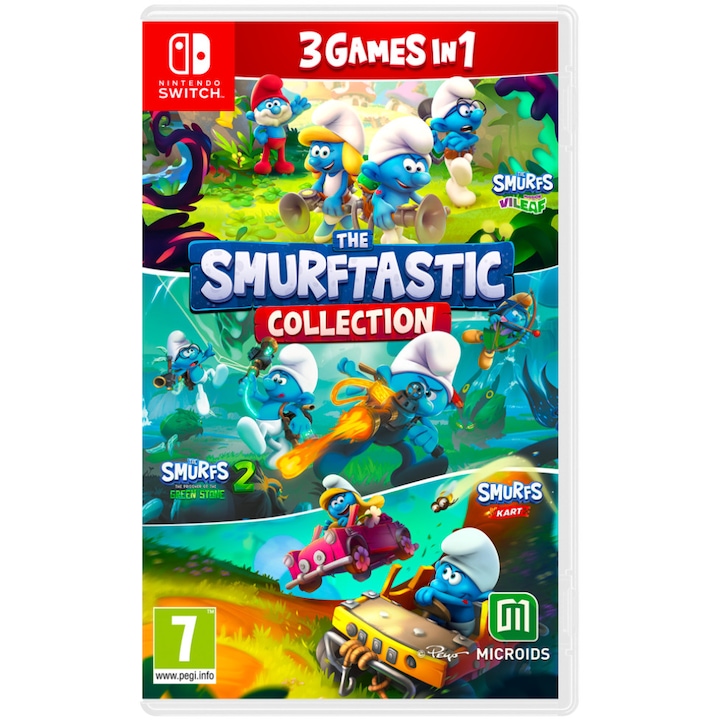 Joc The Smurftastic Collection 3 In 1 Pentru Nintendo Switch