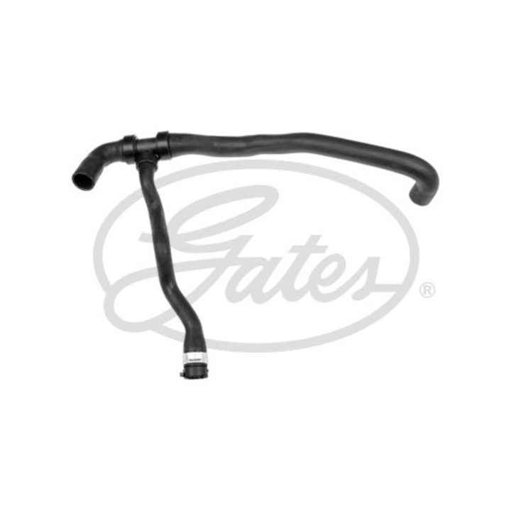 GATES hűtőcső, fekete, 05-4100