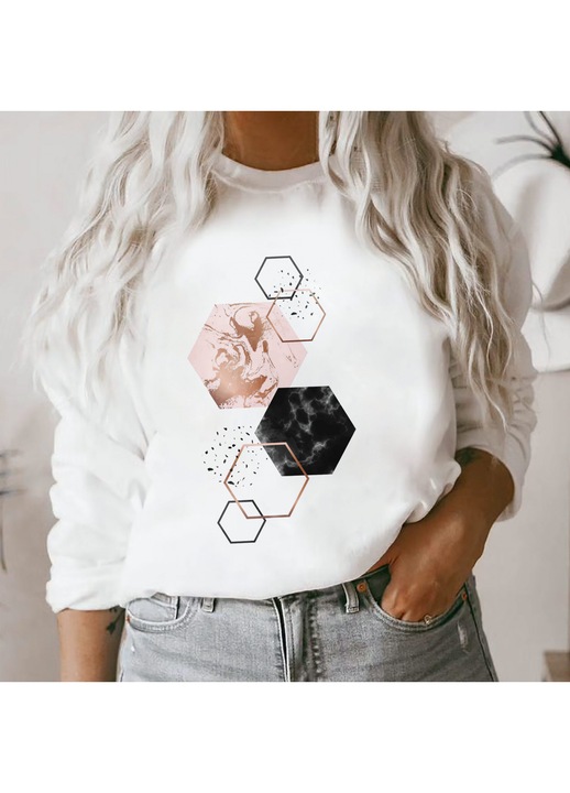 Bluza Geometric 7201